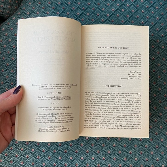 The Count of Monte Cristo by Alexandre Dumas. Wordsworth Classics, Unabridged - Picture 4 of 5